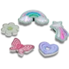 Funky Girly Icons -korut, 5 kpl:n pakkaus: Jibbitz-korut