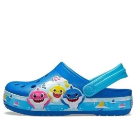Funny Shark Small Crocs -ulkoilusandaalit, matalat kengät, siniset