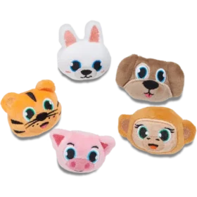 Fuzzy Animal 5-pakkaus Jibbitz-korut