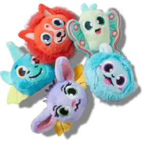 Fuzzy Fantasy Animals -korut, 5 kpl:n Jibbitz-korut-pakkaus