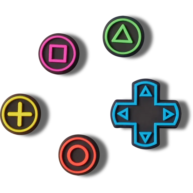Game Controller 5-pack Jibbitz-korut Game Controller 5-pack Jibbitz-korut