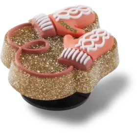 Glitter Pink Mittens Jibbitz-korut