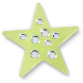 Green Gem Star Jibbitz-korut