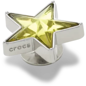 Hopeiset ja vihreät Smt Gem Star Jibbitz-korut