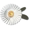 Hopeiset paljettikukka-Jibbitz-korut