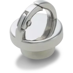 Hopeiset vaihdettavat Stud Jibbitz™ -korut