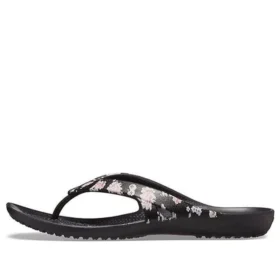 Kadee 2 -painetut Varvassandaalit ”Floral Black”