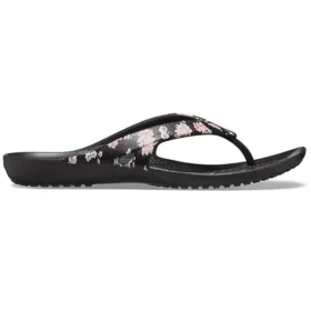 Kadee 2 -painetut Varvassandaalit ”Floral Black”
