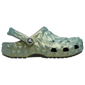 Klassinen irisoiva geometrinen Classic Clog ”Green”