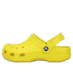 Klassiset Crocs Beach -sandaalit, unisex, kirkkaan keltaiset