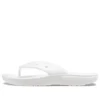 Klassiset Crocs Classic Flip -varvassandaalit, unisex, valkoiset