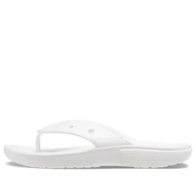 Klassiset Crocs Classic Flip -varvassandaalit, unisex, valkoiset