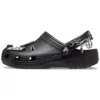 Klassiset Feel The Positivity -vapaa-ajan unisex-sandaalit, mustat