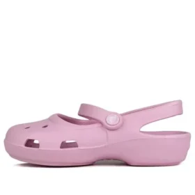 Klassiset pienet Crocs-vaaleanpunaiset sandaalit