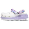 Klassiset rennot unisex-sandaalit ”White Purple”