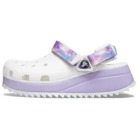 Klassiset rennot unisex-sandaalit ”White Purple”