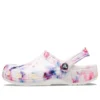 Klassiset Tie-Dye -kuvioiset Classic Clog-kengät ”Garnet & Multi”