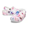 Klassiset Tie-Dye -kuvioiset Classic Clog-kengät ”Garnet & Multi”