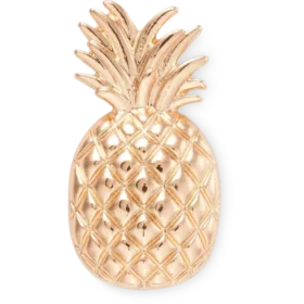 Kultainen ananas-Jibbitz-kenkäkoru