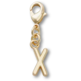 Kultainen X-kirjain Jibbitz™-koru