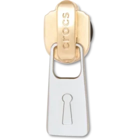 Kultaiset ja hopeiset Zipper Jibbitz-korut
