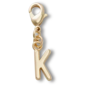 Kultaiset Jibbitz-korut, joissa on kirjain K