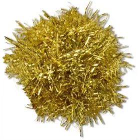 Kultaiset tinsel-pompon-Jibbitz-korut