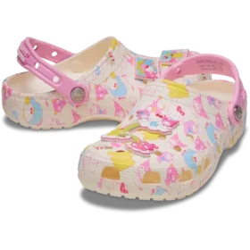 Lasten Hello Kitty® ja ystävät -pastelliväriset Classic Clog-sandaalit