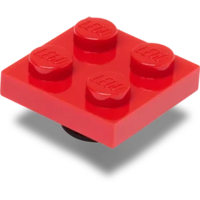 Lego® punainen 2×2-laatta Jibbitz™-korut