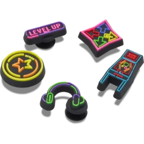 Level up Gamer 5-pakkaus Jibbitz-korut