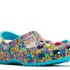 Lisa Frank x Classic Clog Kids ’Digital Aqua Multi Hearts’ Lisa Frank x Classic Clog Kids ’Digital Aqua Multi Hearts’
