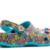 Lisa Frank x Classic Clog Kids ’Digital Aqua Multi Hearts’ Lisa Frank x Classic Clog Kids ’Digital Aqua Multi Hearts’