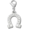 Lucky Silver Horseshoe Charm Jibbitz-korut