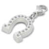 Lucky Silver Horseshoe Charm Jibbitz-korut