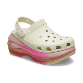 Mega Crush Color Dip Clog ”White Pink”
