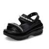 Mega Crush Pearl Ruffle -sandaalit ”Black”