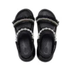 Mega Crush Pearl Ruffle -sandaalit ”Black”