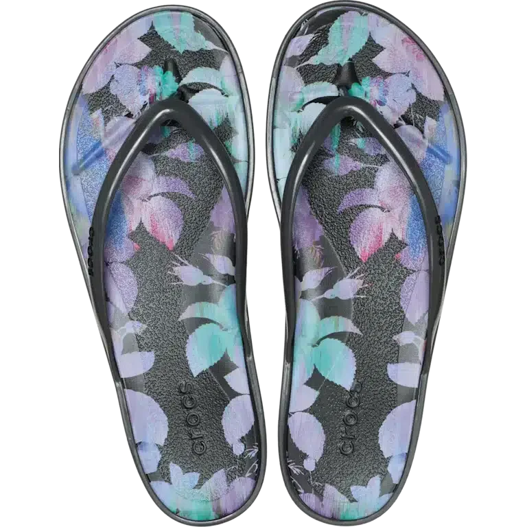 Miami Round Toe Dark Floral -sandaali Miami Round Toe Dark Floral -sandaali