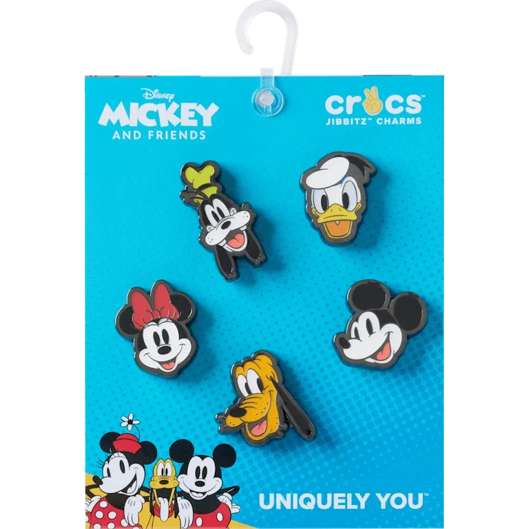Mickey & Friends Elevated 5-pack Jibbitz-kenkäkorut Mickey & Friends Elevated 5-pack Jibbitz-kenkäkorut