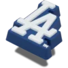 MLB Los Angeles Dodgers Jibbitz-korut