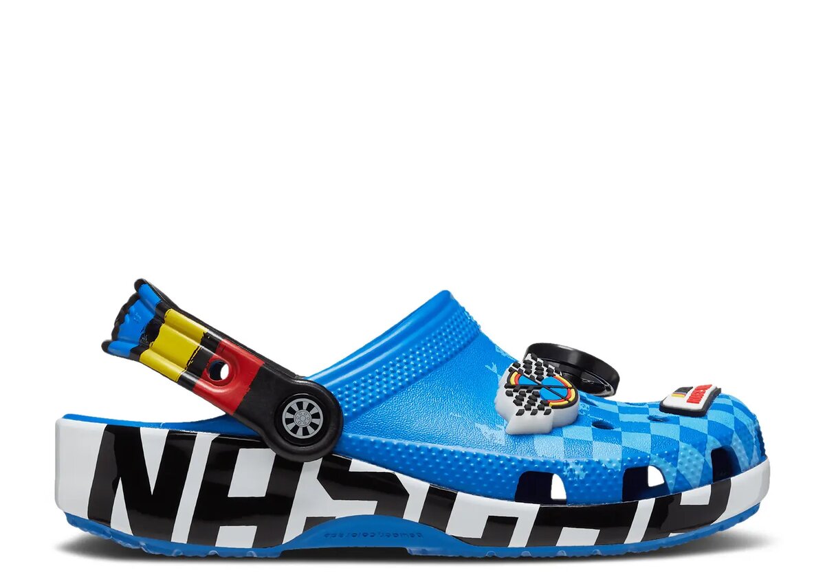 Nascar x Classic Clog Kids ”Bright Cobalt” Nascar x Classic Clog Kids ”Bright Cobalt”