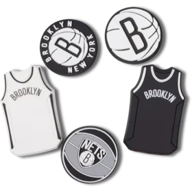 NBA Brooklyn Nets 5-pakkaus Jibbitz-korut