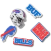 NFL Buffalo Bills 5-pakkaus Jibbitz-kenkäkorut NFL Buffalo Bills 5-pakkaus Jibbitz-kenkäkorut