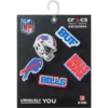 NFL Buffalo Bills 5-pakkaus Jibbitz-kenkäkorut NFL Buffalo Bills 5-pakkaus Jibbitz-kenkäkorut