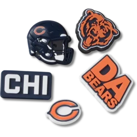 NFL Chicago Bears 5-pakkaus Jibbitz-kenkäkorut