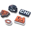 NFL Chicago Bears 5-pakkaus Jibbitz-kenkäkorut