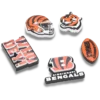 NFL Cincinnati Bengals 5-pakkaus Jibbitz-kenkäkorut