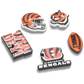 NFL Cincinnati Bengals 5-pakkaus Jibbitz-kenkäkorut