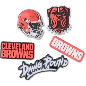 NFL Cleveland Browns 5-pakkaus Jibbitz-kenkäkorut