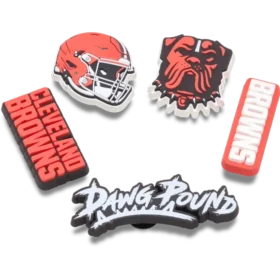 NFL Cleveland Browns 5-pakkaus Jibbitz-kenkäkorut
